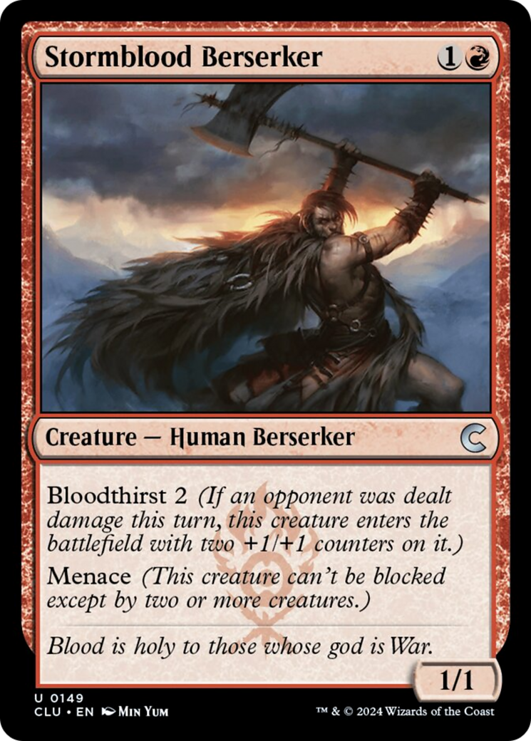 Stormblood Berserker [Ravnica: Clue Edition] | Game Master's Emporium (The New GME)