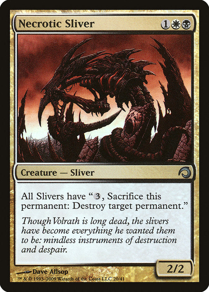 Necrotic Sliver [Premium Deck Series: Slivers] | Game Master's Emporium (The New GME)