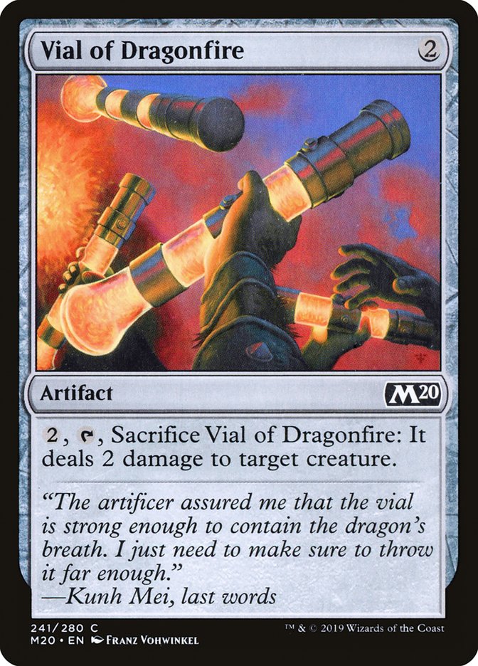 Vial of Dragonfire [Core Set 2020] | Game Master's Emporium (The New GME)