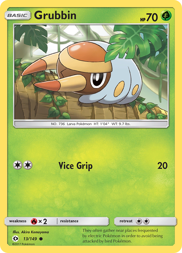 Grubbin (13/149) [Sun & Moon: Base Set] | Game Master's Emporium (The New GME)