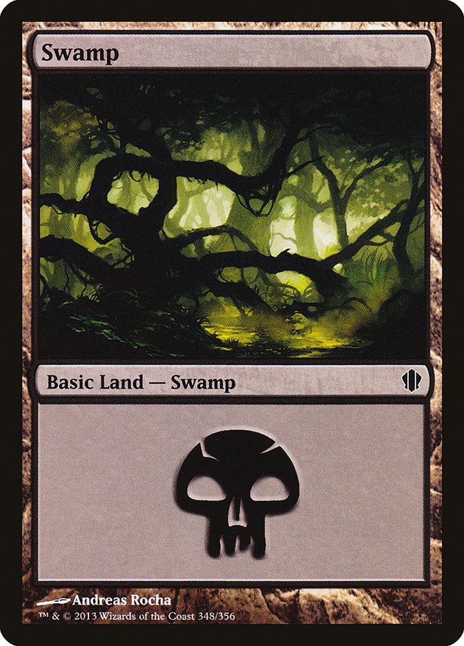 Swamp (348) [Commander 2013] | Game Master's Emporium (The New GME)