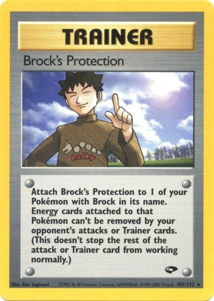 Brock's Protection (101/132) [Gym Challenge Unlimited] | Game Master's Emporium (The New GME)