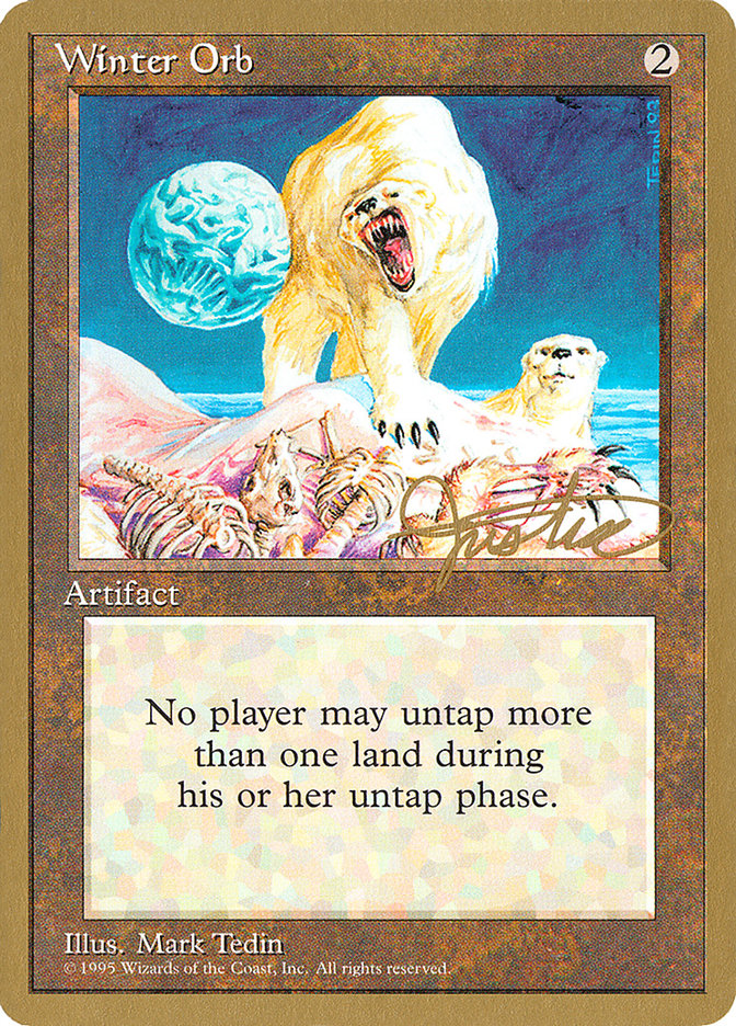 Winter Orb (Mark Justice) [Pro Tour Collector Set] | Game Master's Emporium (The New GME)