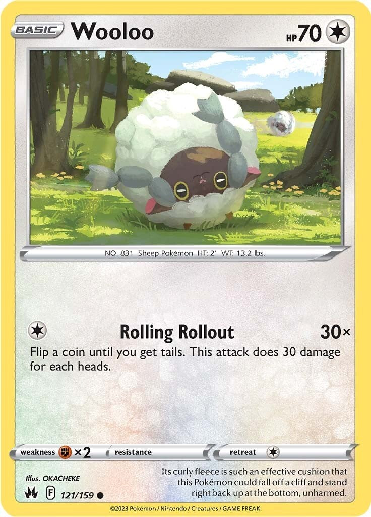 Wooloo (121/159) [Sword & Shield: Crown Zenith] | Game Master's Emporium (The New GME)