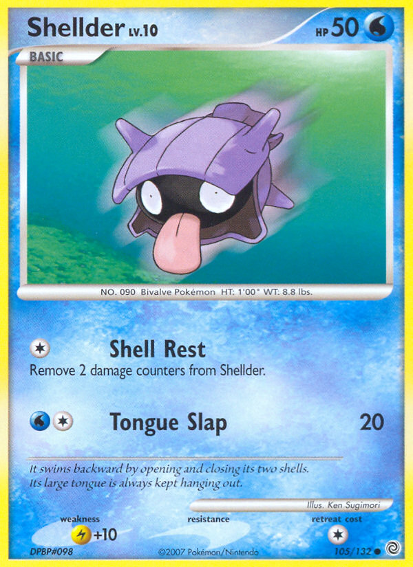 Shellder (105/132) [Diamond & Pearl: Secret Wonders] | Game Master's Emporium (The New GME)