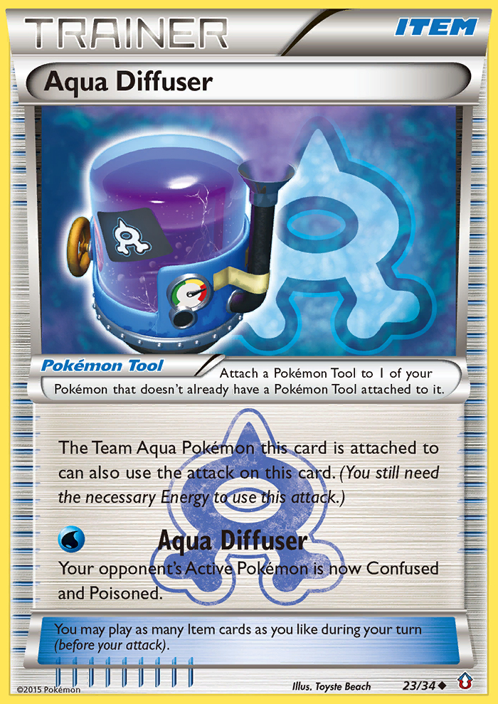 Aqua Diffuser (23/34) [XY: Double Crisis] | Game Master's Emporium (The New GME)