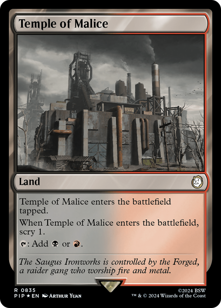 Temple of Malice (Surge Foil) [Fallout] | Game Master's Emporium (The New GME)