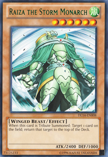 Raiza the Storm Monarch (Green) [DL14-EN008] Rare | Game Master's Emporium (The New GME)
