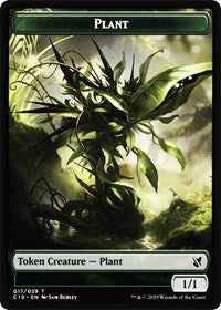 Plant // Morph Double-Sided Token [Commander 2019 Tokens] | Game Master's Emporium (The New GME)