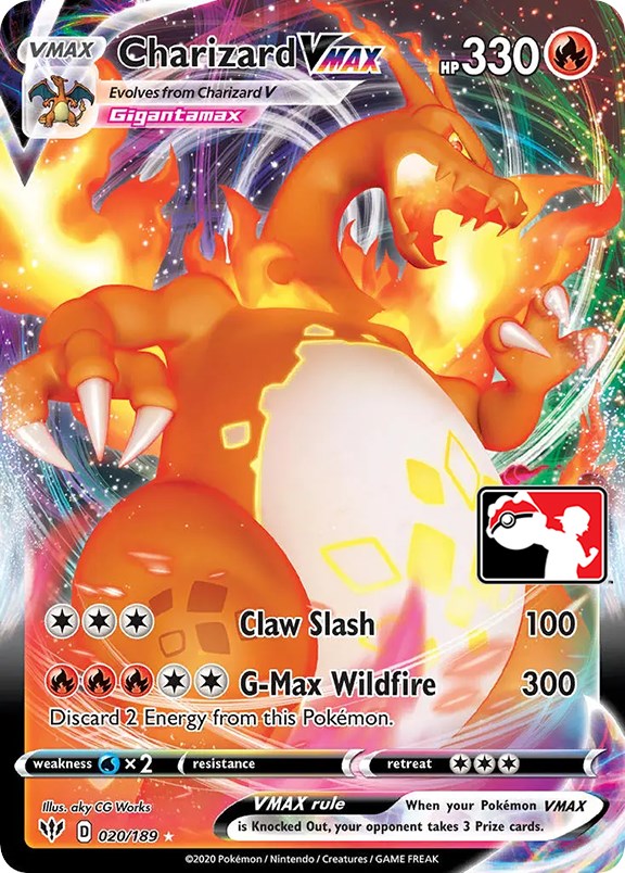 Charizard VMAX (020/189) [Prize Pack Series One] | Game Master's Emporium (The New GME)