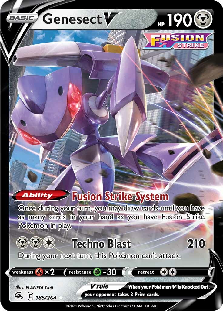 Genesect V (185/264) [Sword & Shield: Fusion Strike] | Game Master's Emporium (The New GME)