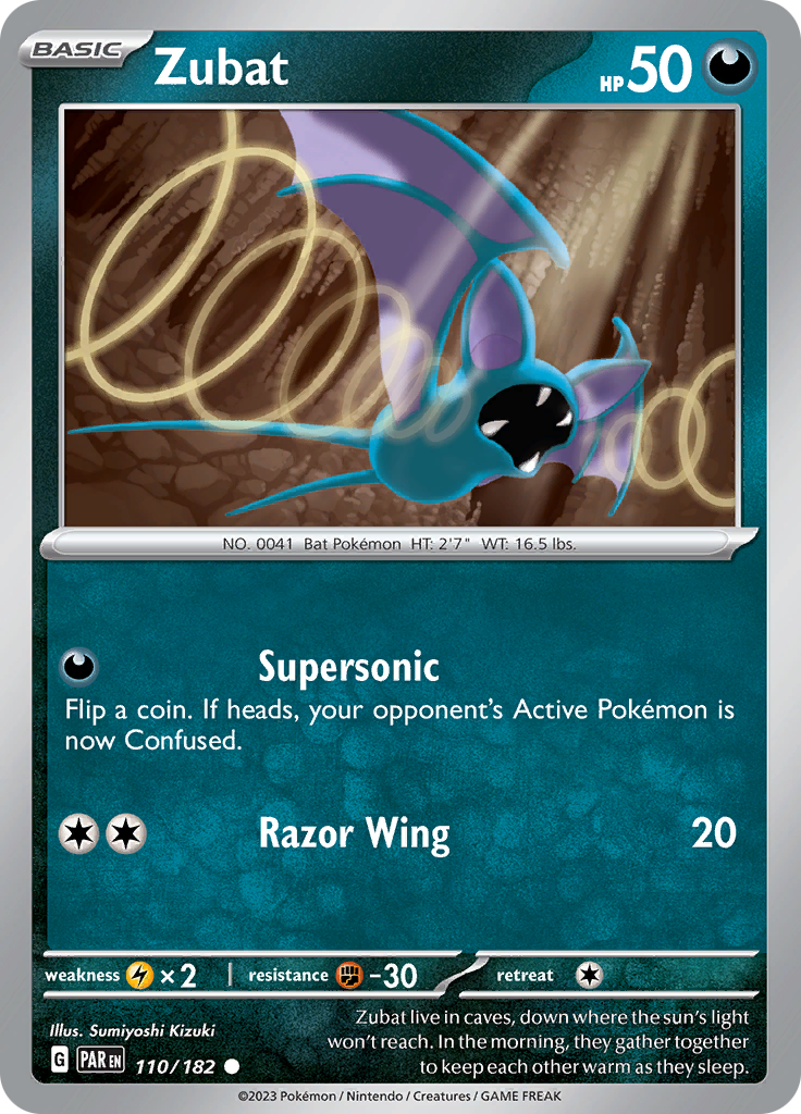 Zubat (110/182) [Scarlet & Violet: Paradox Rift] | Game Master's Emporium (The New GME)