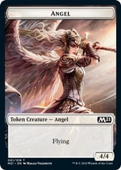 Angel // Saproling Double-Sided Token [Core Set 2021 Tokens] | Game Master's Emporium (The New GME)