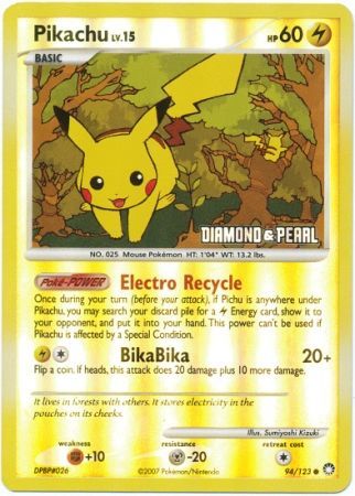 Pikachu (94/123) [Burger King Promos: 2008 Collection] | Game Master's Emporium (The New GME)