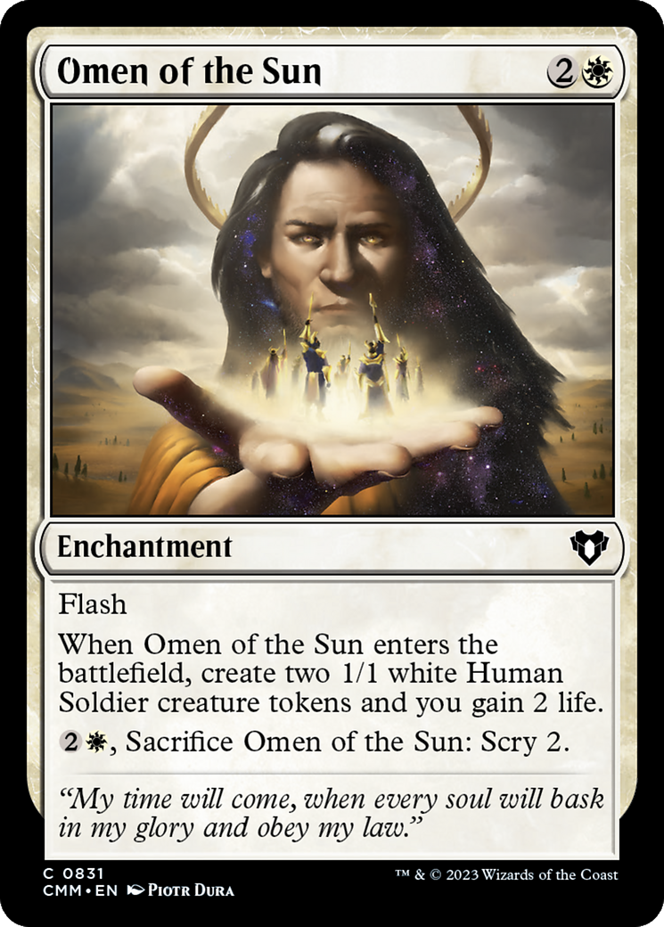 Omen of the Sun [Commander Masters] | Game Master's Emporium (The New GME)