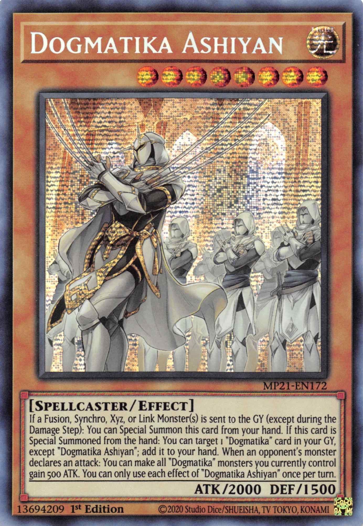 Dogmatika Ashiyan [MP21-EN172] Prismatic Secret Rare | Game Master's Emporium (The New GME)
