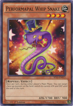 Performapal Whip Snake [SP15-EN013] Common | Game Master's Emporium (The New GME)