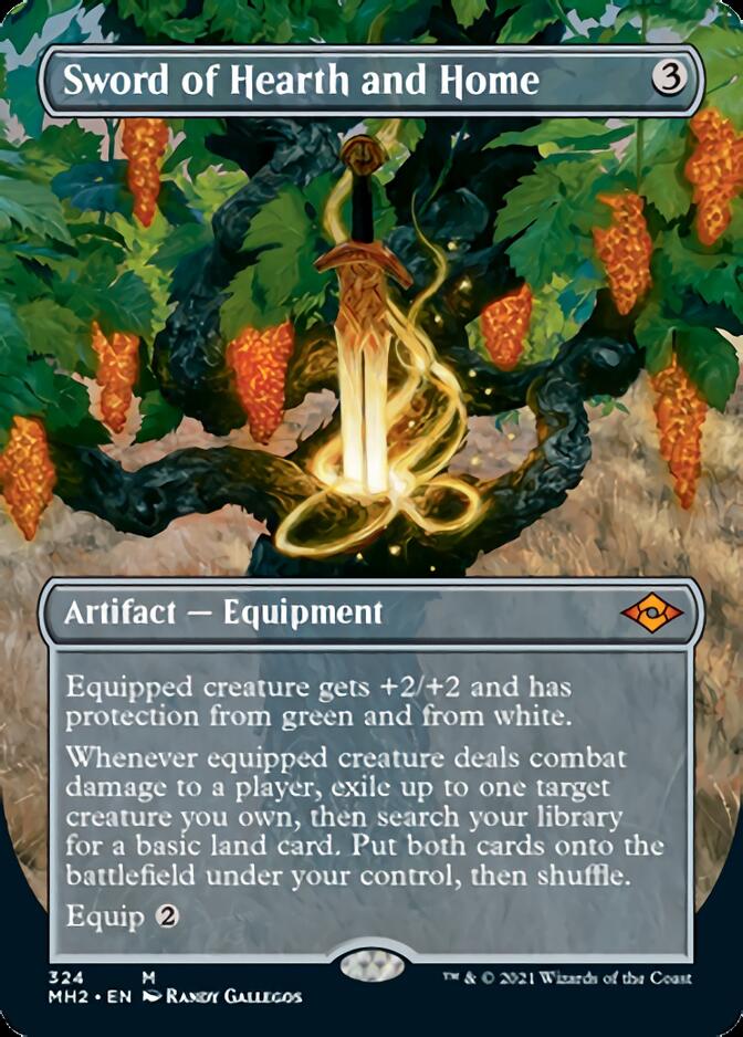 Sword of Hearth and Home (Borderless Alternate Art) [Modern Horizons 2] | Game Master's Emporium (The New GME)