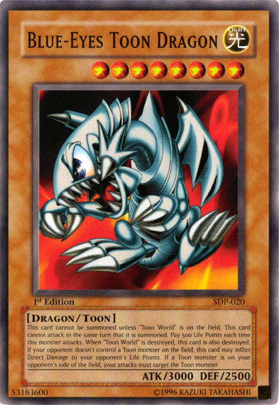 Blue-Eyes Toon Dragon [SDP-020] Common | Game Master's Emporium (The New GME)