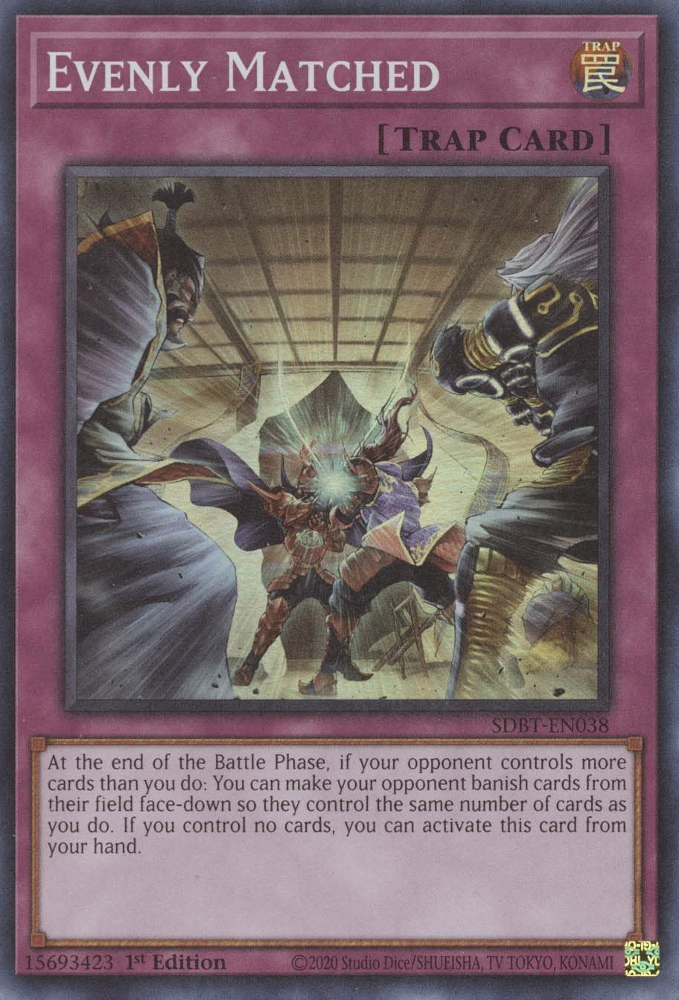 Evenly Matched [SDBT-EN038] Super Rare | Game Master's Emporium (The New GME)