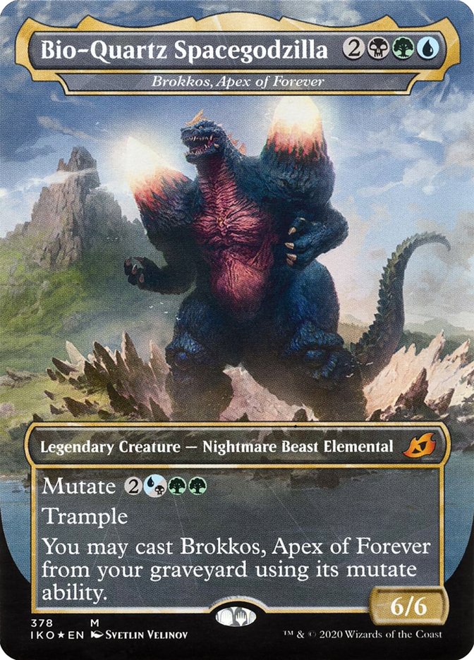 Brokkos, Apex of Forever - Bio-Quartz Spacegodzilla (Godzilla Series) [Ikoria: Lair of Behemoths] | Game Master's Emporium (The New GME)