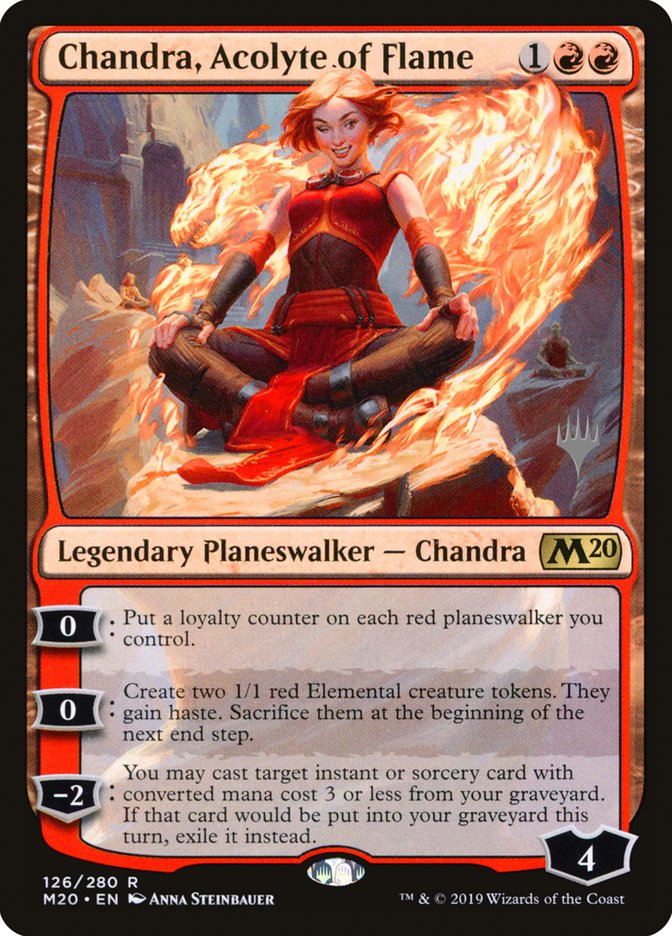 Chandra, Acolyte of Flame (Promo Pack) [Core Set 2020 Promos] | Game Master's Emporium (The New GME)