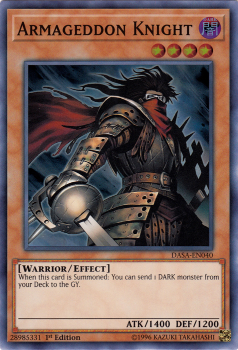 Armageddon Knight [DASA-EN040] Super Rare | Game Master's Emporium (The New GME)