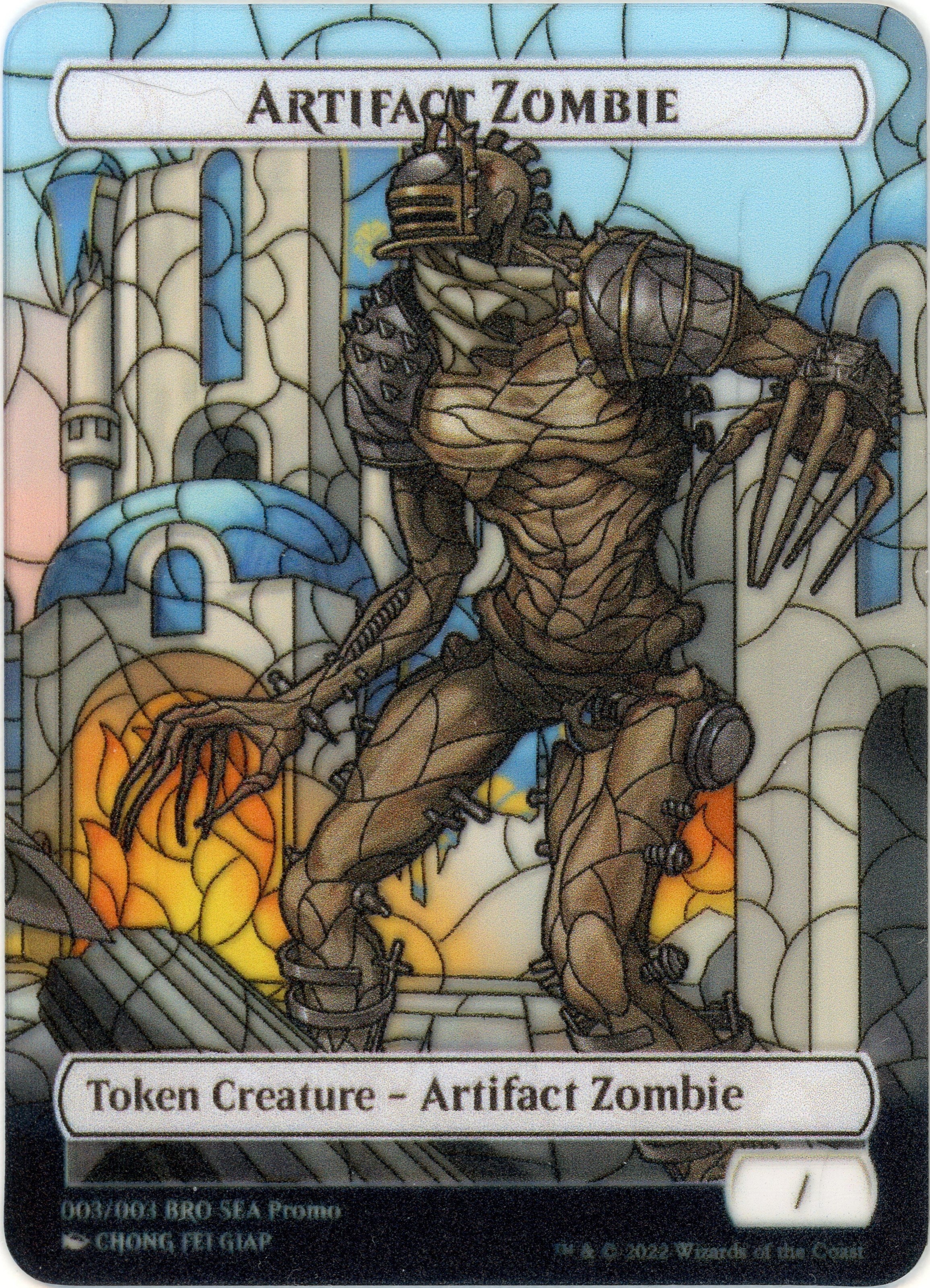 Artifact Zombie Token (SEA Exclusive) [The Brothers' War Tokens] | Game Master's Emporium (The New GME)