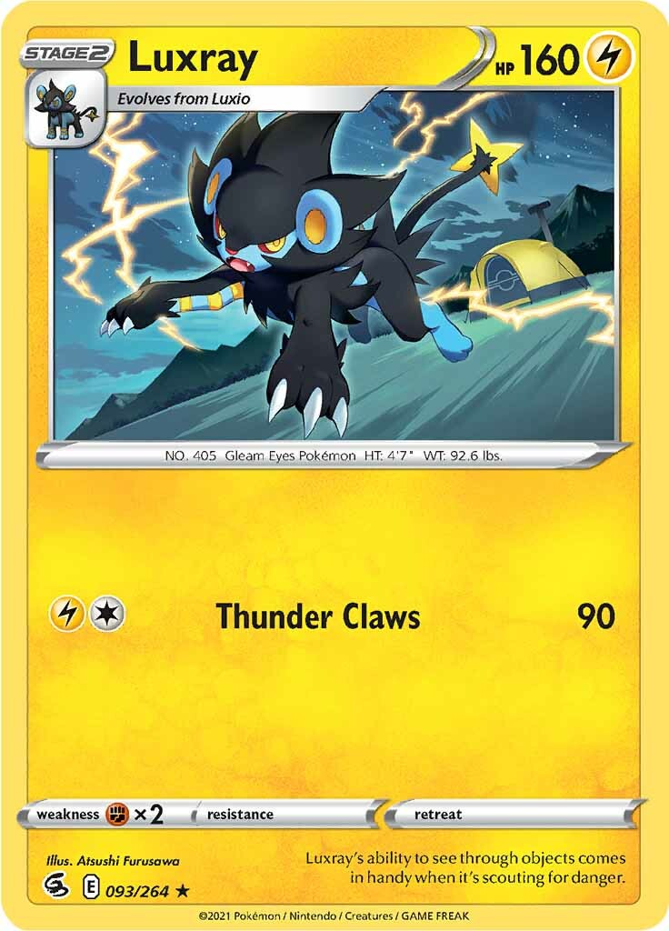 Luxray (093/264) [Sword & Shield: Fusion Strike] | Game Master's Emporium (The New GME)