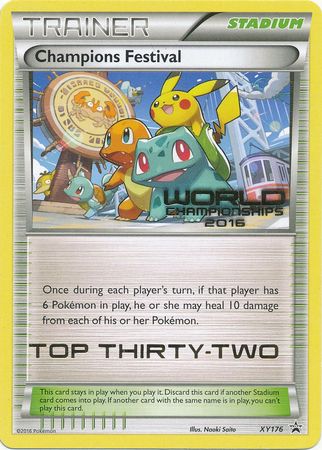 Champions Festival 2016 Top Thirty Two (XY176) [XY: Black Star Promos] | Game Master's Emporium (The New GME)