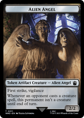 Alien Angel // Dinosaur Double-Sided Token [Doctor Who Tokens] | Game Master's Emporium (The New GME)