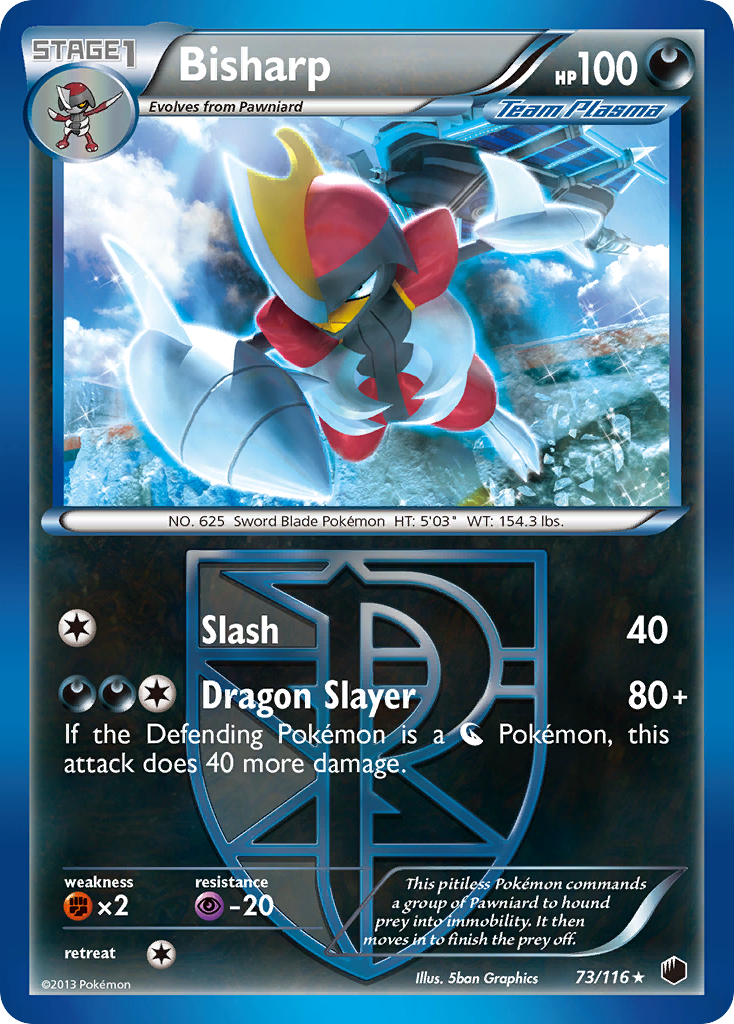 Bisharp (73/116) [Black & White: Plasma Freeze] | Game Master's Emporium (The New GME)