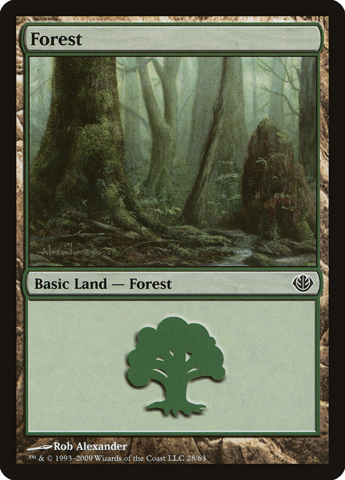 Forest (28) [Duel Decks: Garruk vs. Liliana] | Game Master's Emporium (The New GME)