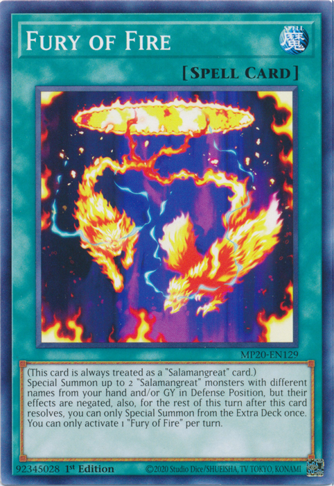 Fury of Fire [MP20-EN129] Common | Game Master's Emporium (The New GME)