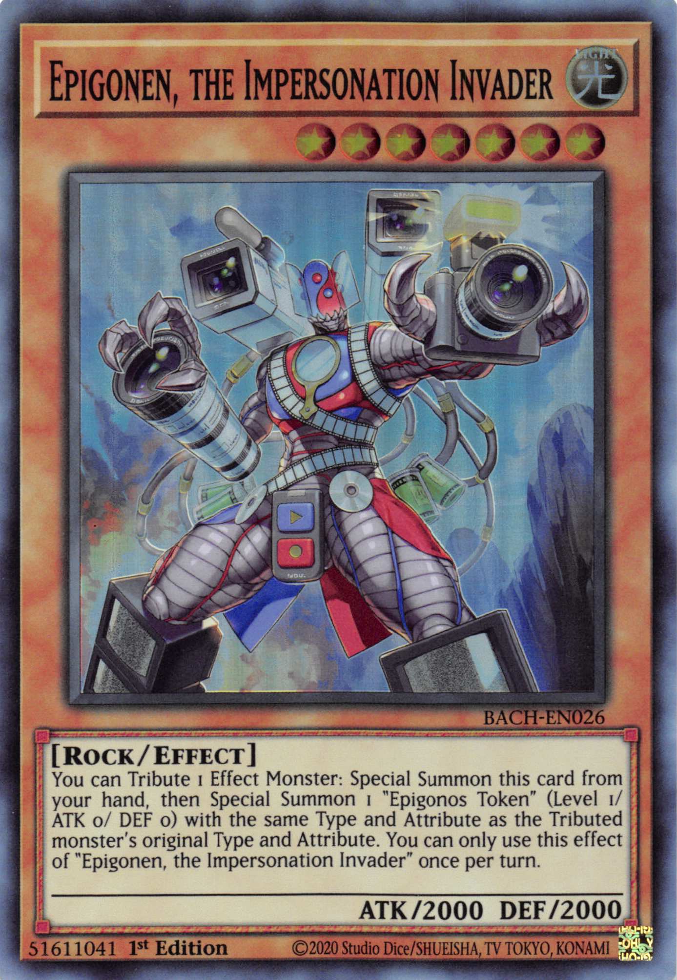 Epigonen, the Impersonation Invader [BACH-EN026] Super Rare | Game Master's Emporium (The New GME)