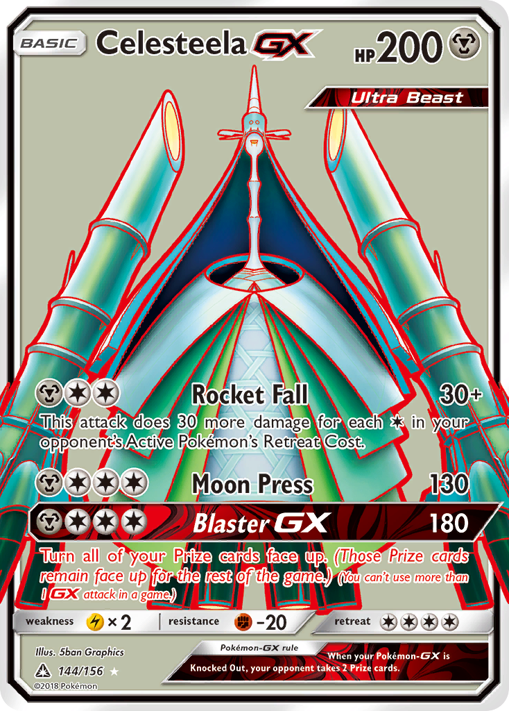 Celesteela GX (144/156) [Sun & Moon: Ultra Prism] | Game Master's Emporium (The New GME)