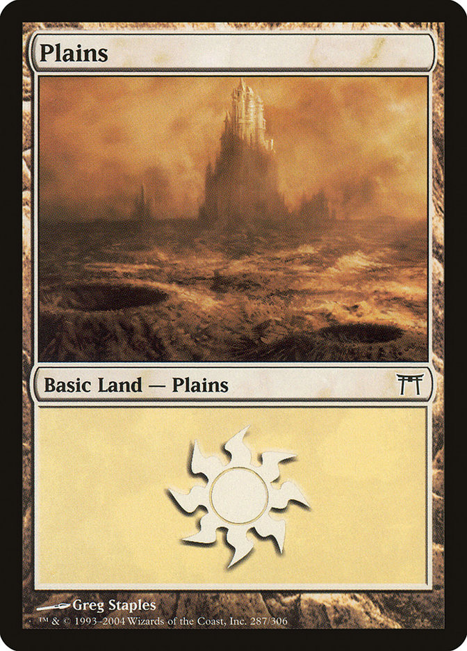 Plains (287) [Champions of Kamigawa] | Game Master's Emporium (The New GME)