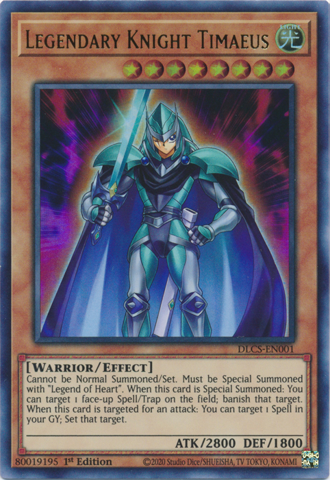 Legendary Knight Timaeus [DLCS-EN001] Ultra Rare | Game Master's Emporium (The New GME)