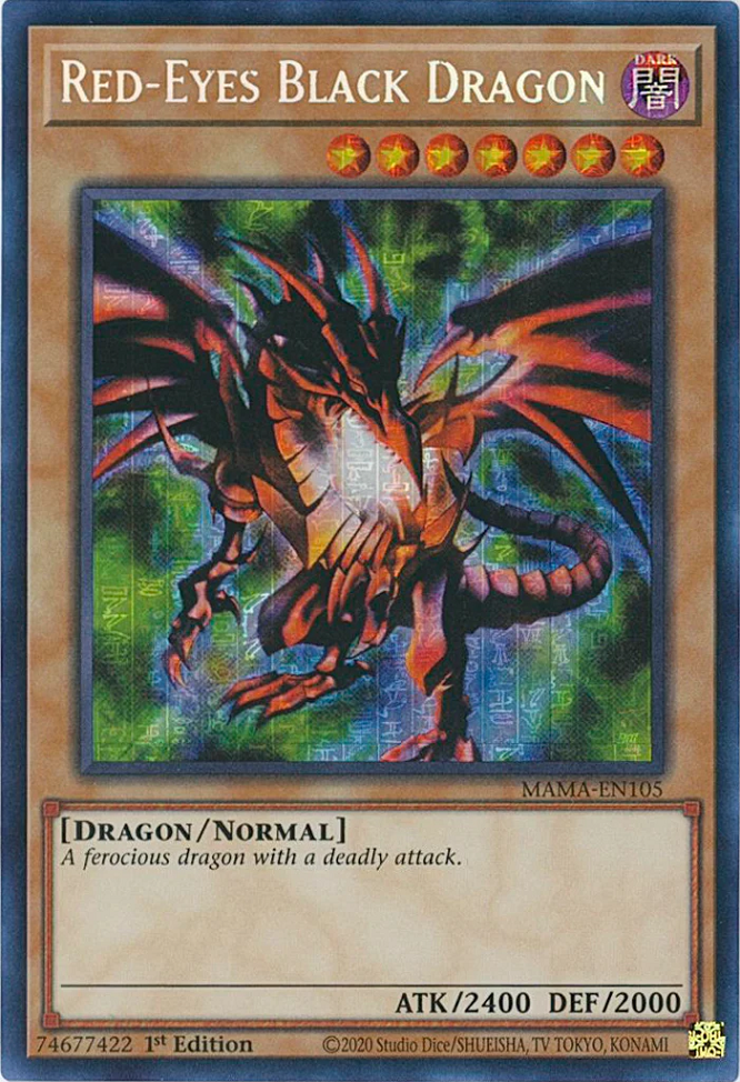 Red-Eyes Black Dragon [MAMA-EN105] Secret Pharaoh's Rare | Game Master's Emporium (The New GME)