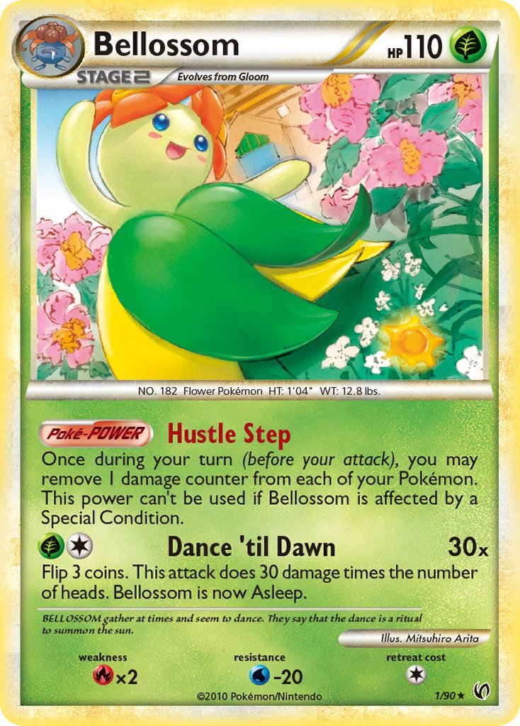 Bellossom (1/90) (Theme Deck Exclusive) [HeartGold & SoulSilver: Undaunted] | Game Master's Emporium (The New GME)