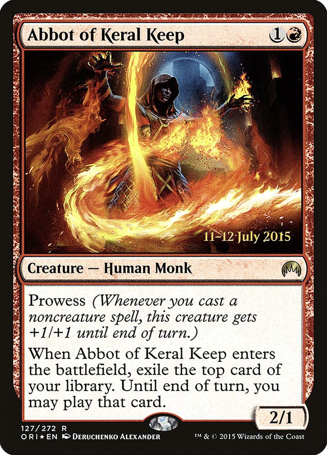 Abbot of Keral Keep [Magic Origins Prerelease Promos] | Game Master's Emporium (The New GME)
