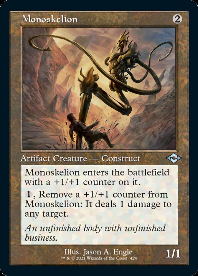 Monoskelion (Retro Foil Etched) [Modern Horizons 2] | Game Master's Emporium (The New GME)