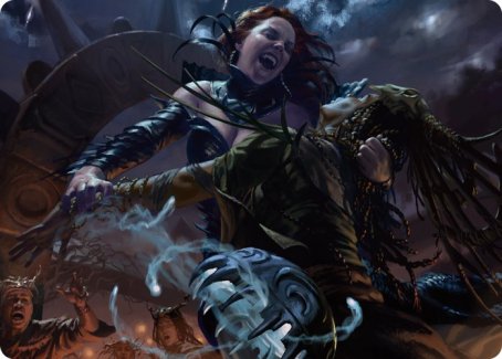 Olivia's Midnight Ambush Art Card [Innistrad: Midnight Hunt Art Series] | Game Master's Emporium (The New GME)