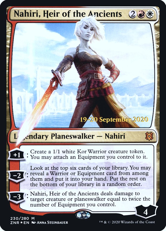 Nahiri, Heir of the Ancients [Zendikar Rising Prerelease Promos] | Game Master's Emporium (The New GME)