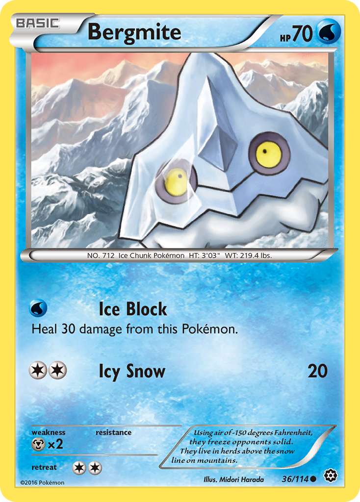 Bergmite (36/114) [XY: Steam Siege] | Game Master's Emporium (The New GME)