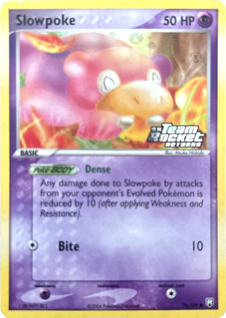 Slowpoke (76/109) (Stamped) [EX: Team Rocket Returns] | Game Master's Emporium (The New GME)