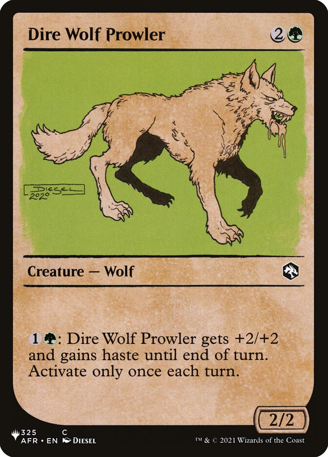 Dire Wolf Prowler (Showcase) [The List] | Game Master's Emporium (The New GME)