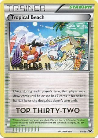 Tropical Beach (BW28) (Top 32) [Black & White: Black Star Promos] | Game Master's Emporium (The New GME)