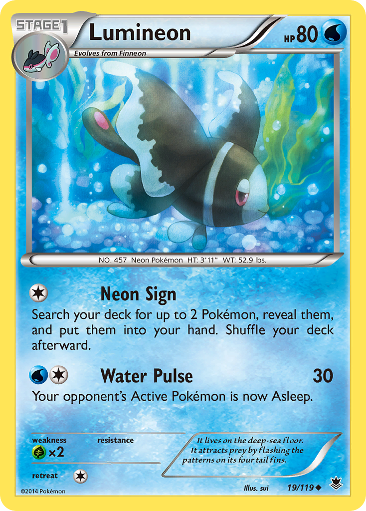Lumineon (19/119) [XY: Phantom Forces] | Game Master's Emporium (The New GME)