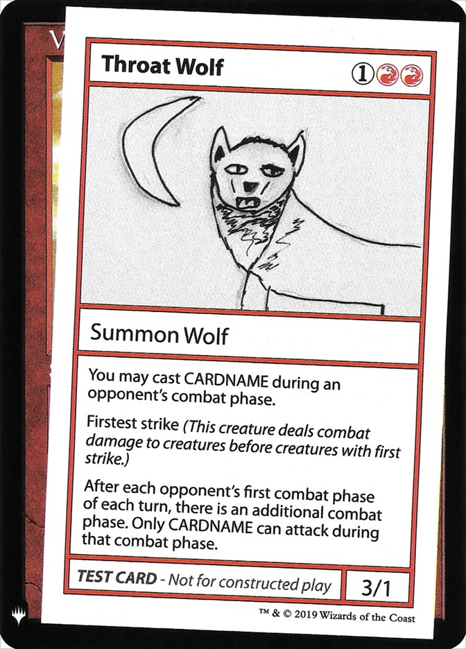 Throat Wolf [Mystery Booster Playtest Cards] | Game Master's Emporium (The New GME)